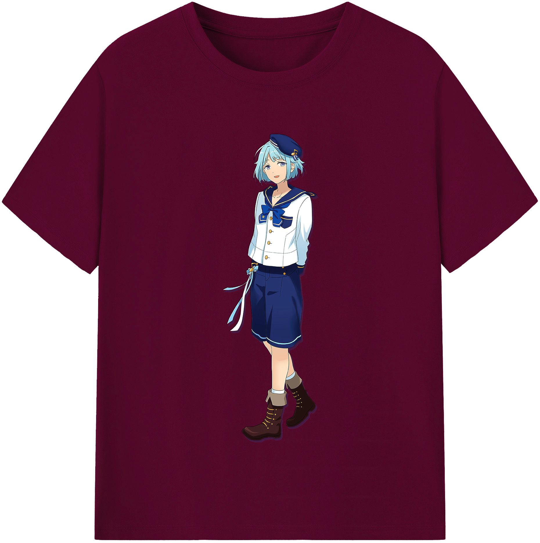 （画像用） あんさんぶるスターズ! Ensemble Stars レディースカジュアルプリントTシャツ（綿100％）